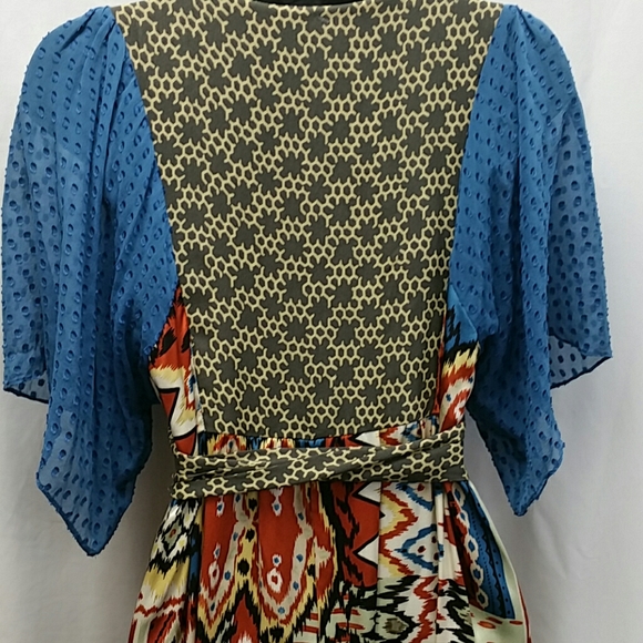 Cory Lynn Calter Boho vibes silk festivals dress - Picture 5 of 10